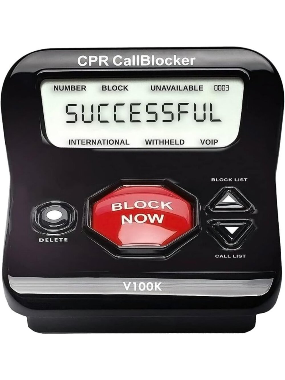 Call Blocker for Landline Phones - CPR V100K, Requires Caller ID, Easy Setup